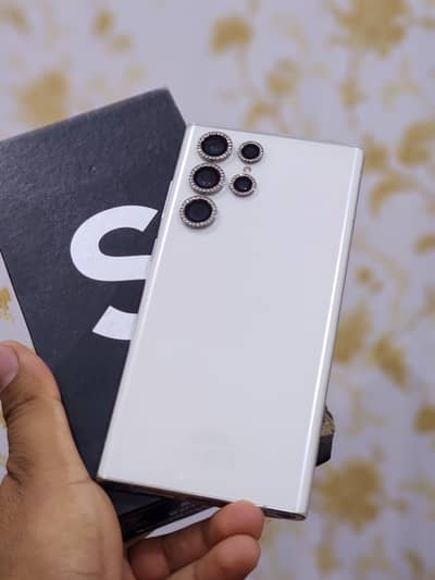 S22 ultra online approved 8/128 brand new box sath hy dubble sim mn hy