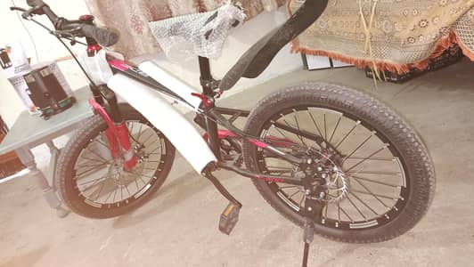 one brand new cycle and second used cycle