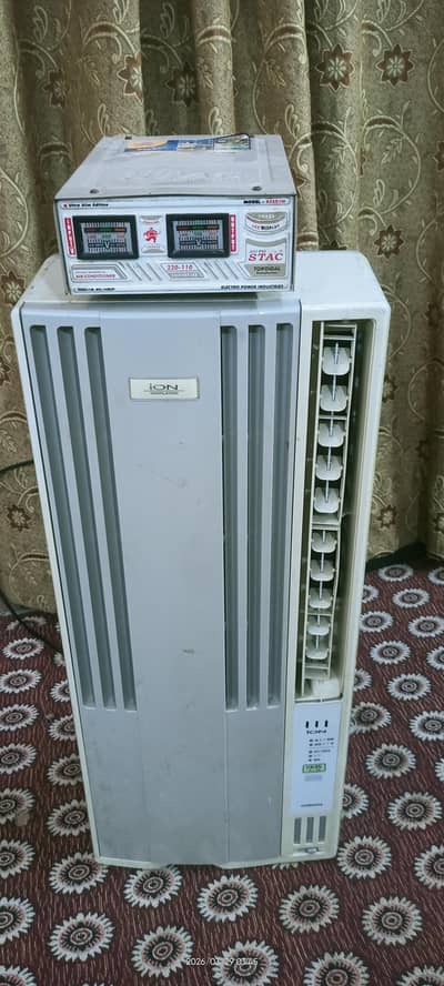 pon ton portable ac all ok geniune gas no open no repair