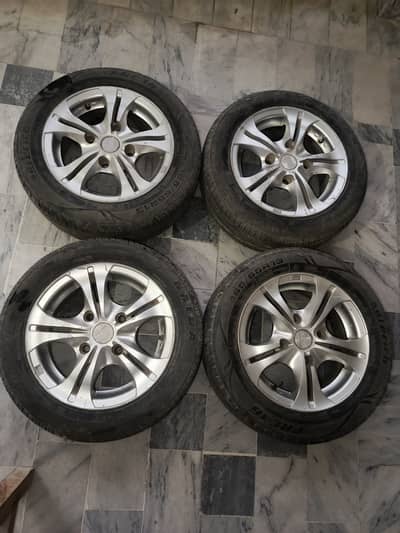 13 inch alloy rims with tyres