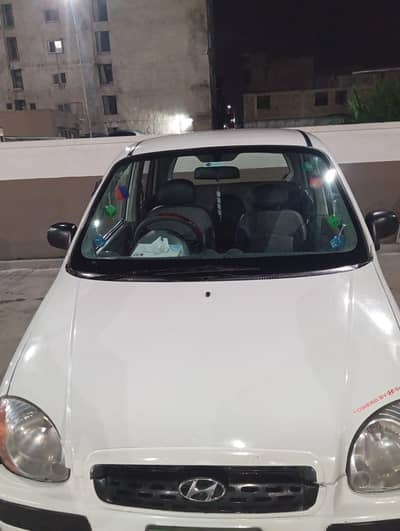 Hyundai Santro Club 2003 White 10/10 Condition. .