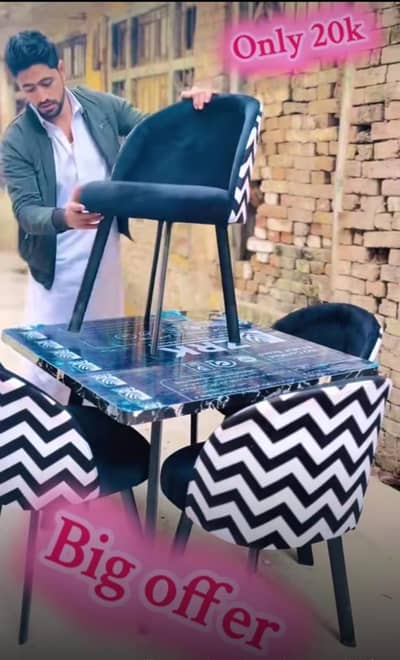 Brand New 2 Sets of Dining table with Chairs Urgent Sale