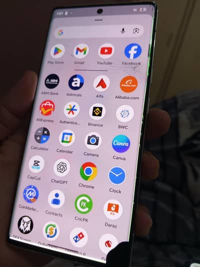 Google Pixel 6 Pro 12 128gb Condition Perfect Just panel half working