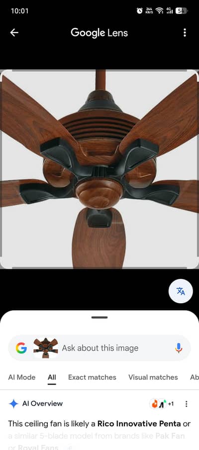 Prism 5 Blade Fan + Double Action Exhaust – Pak Fans Sale