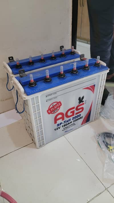 2 batteries for Sale tall tublar