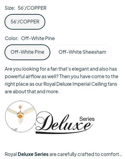 Royal Deluxe Imperial Fan