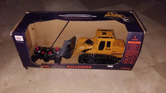 Diecast Metal BullDozer Remote Control