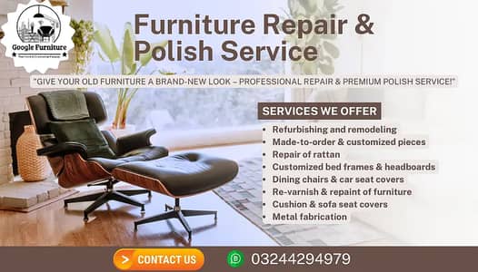 Carpenters Services, Wood Work & Furniture Repairs, Furniture Polish