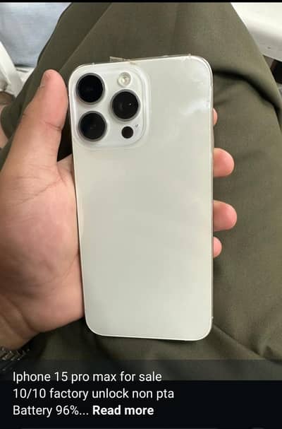 15 pro max 96 battery health