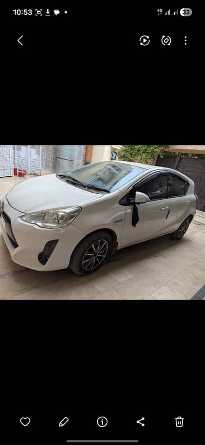 toyota aqua 2015/2018  one hand use family use car