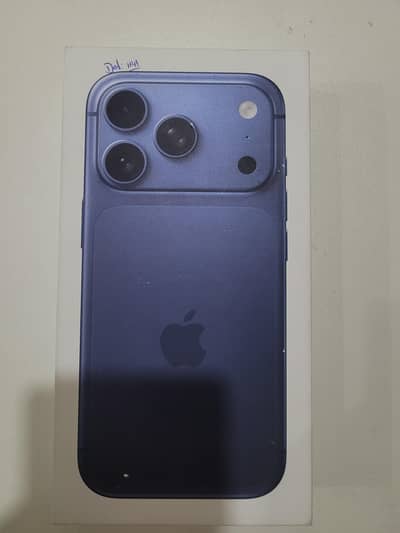iPhone 17 Pro Deep Blue 256GB PTA Approved | Box Pack Sealed
