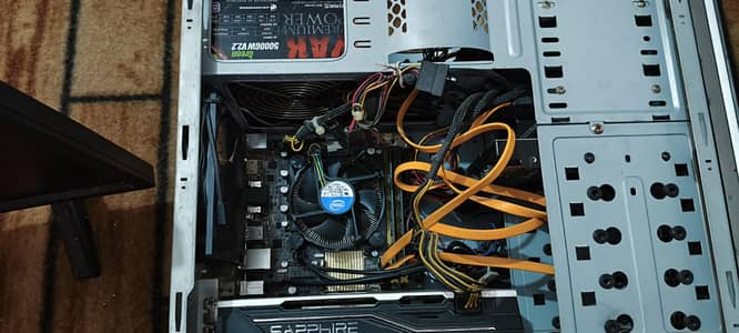 Pc with 21 inche HP monitor