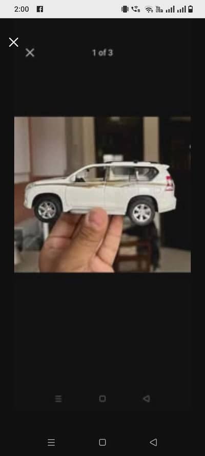 Toyota prado Tx toy metal model car