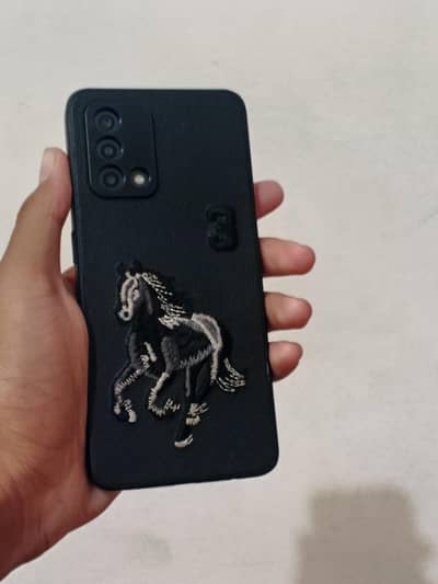 Oppo F 19 with box and charger