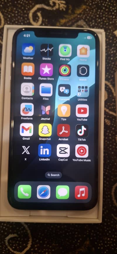 Iphone XS Dual Sim Officail PTA Approved 64 GB with original Box