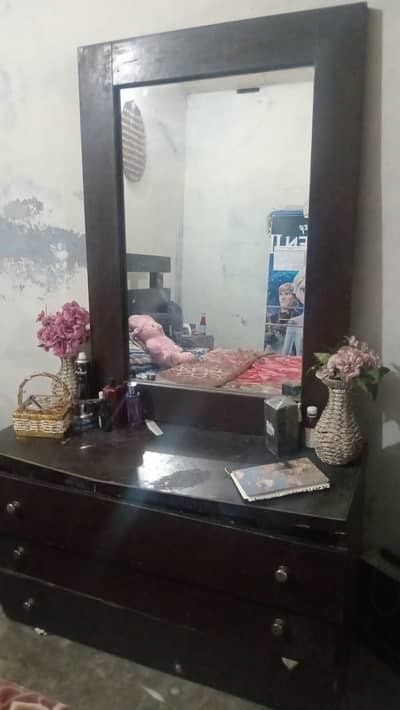 wooden dressing table