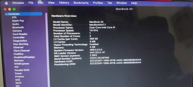 Macbook Air, like a new,in good condition but Battery problm,