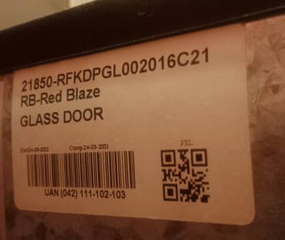PEL Good Condition 5 year compressor warranty full size 03003732031