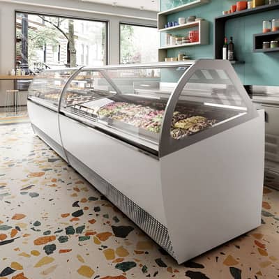 Ice Cream Display Counter Freezer -New ice cream counter for sale