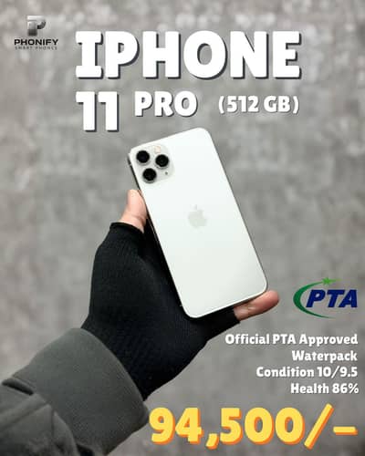 iPhone 11 Pro 512GB PTA Approved