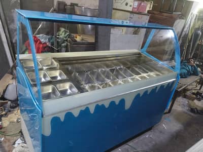 Ice Cream Display Counter Freezer -New ice cream counter for sale