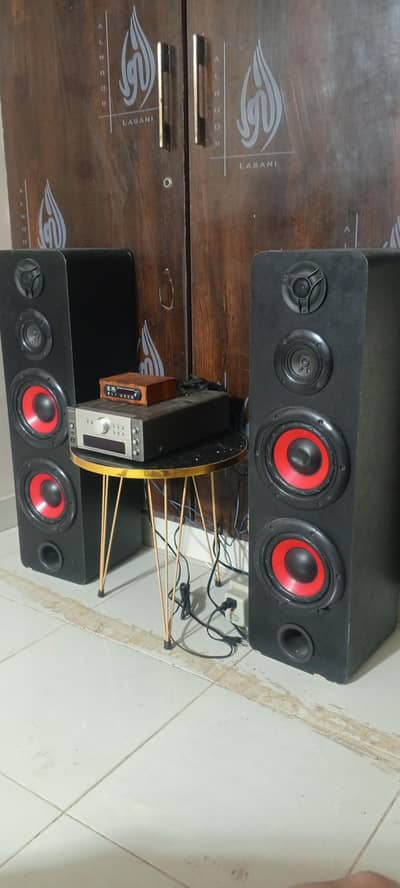 Speakers with Amplifire