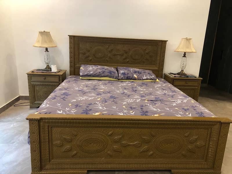 Solid Wood bed 1
