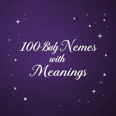  100+ Baby Names with Meanings PDF — Urdu/English