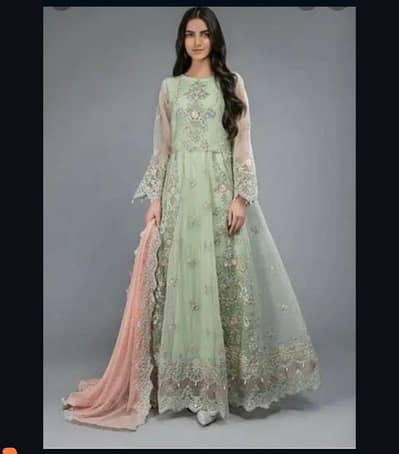 beautiful elegant  olive and pink maxi  three pieces