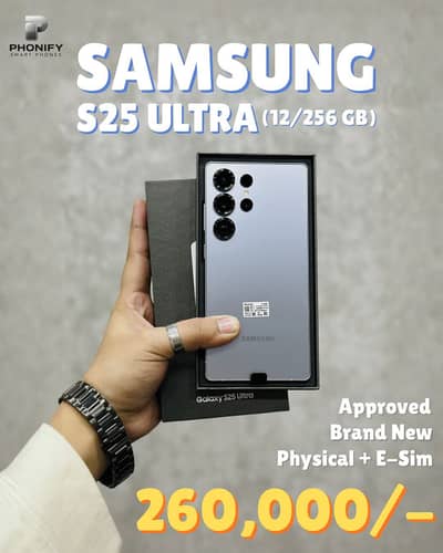 Samsung S25 Ultra 12GB/256GB PTA Approved