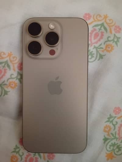 Iphone 15 pro. FU. Natural Titanium. 128gb