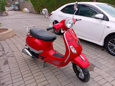 vespa shape scooter new extreme technology