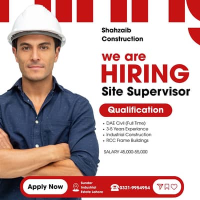 Site Supervisor, Civil DAE