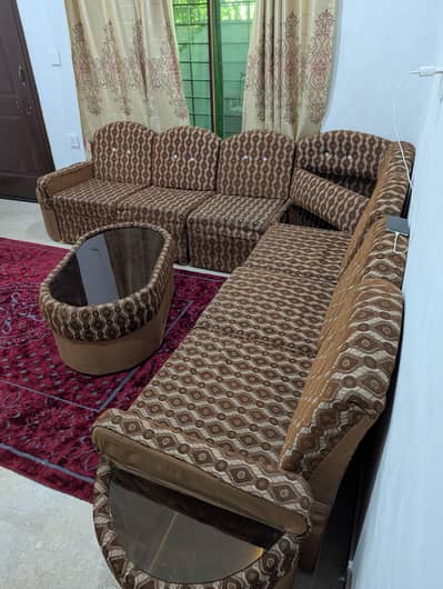 6 Seater L Shape Sofa