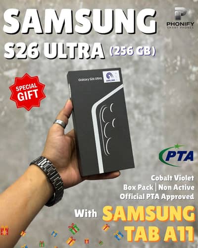Samsung S26 Ultra 26gb PTA Approved