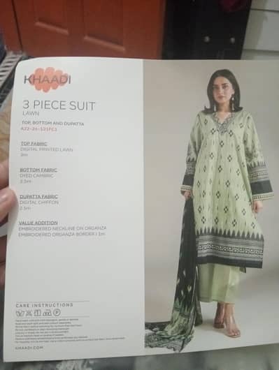 3 piece khaddi suit latest eid collection 2026