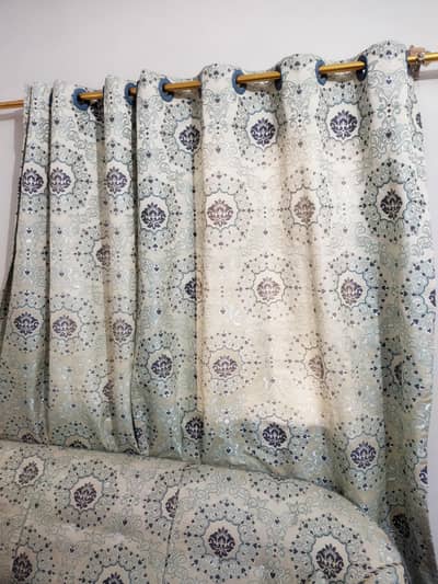 5 Seater sofa with cushions and table