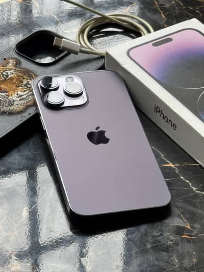 iPhone 14 pro max complete box 256gb FU non pta