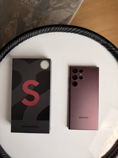 Samsung Galaxy S22 Ultra 16GB 256GB Burgundy PTA APPROVED