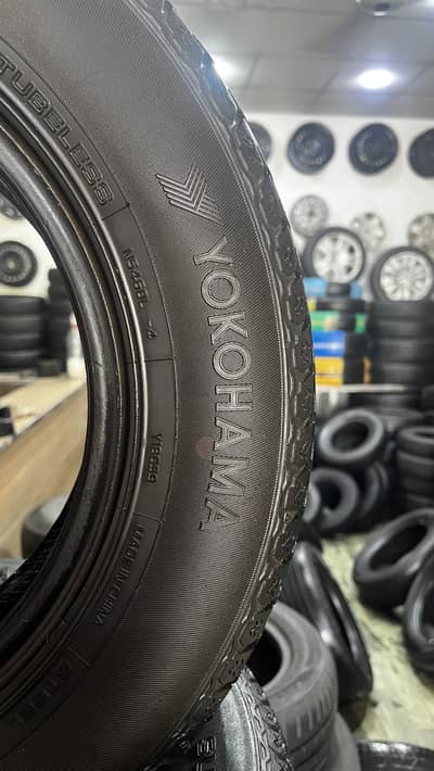145-80-12 Yokohama 2021 model 4 tyres used