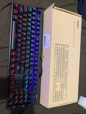 Aukey Machinical Gaming RGB Keyboard with Box