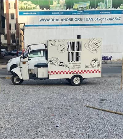 Pizza Cart Rikshaw with Wood Fired Oven & Fridge