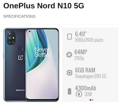 Oneplus Nord N105G