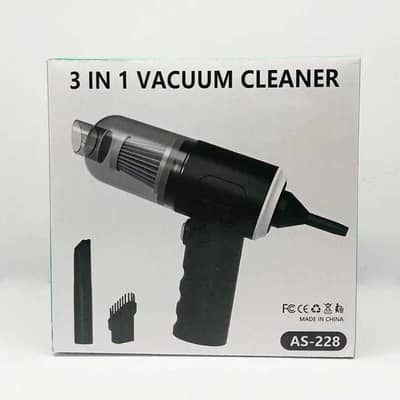 3 in 1 portable car vaccume cleaner