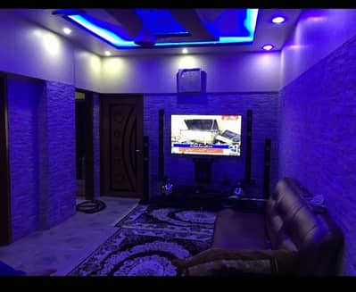 HOT DEAL FULLY RENOVATED FLAT FOR SALE Prime Location: Munir Heaven, Block 17, Gulistan-e-Johar Main Road Facing Near Perfume Chowk