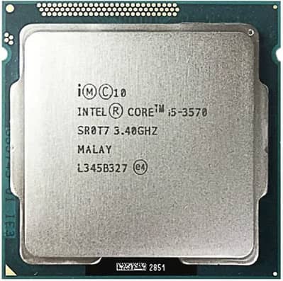 Intel Core i5 3rd Gen processors  quad-core CPUs with 4 threads, LGA