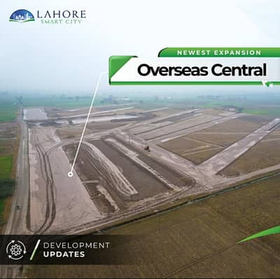 10-Marla Hot Location Overseas Central thunder Location initial Booking Cost of land Direct Access from Eastern By Pass