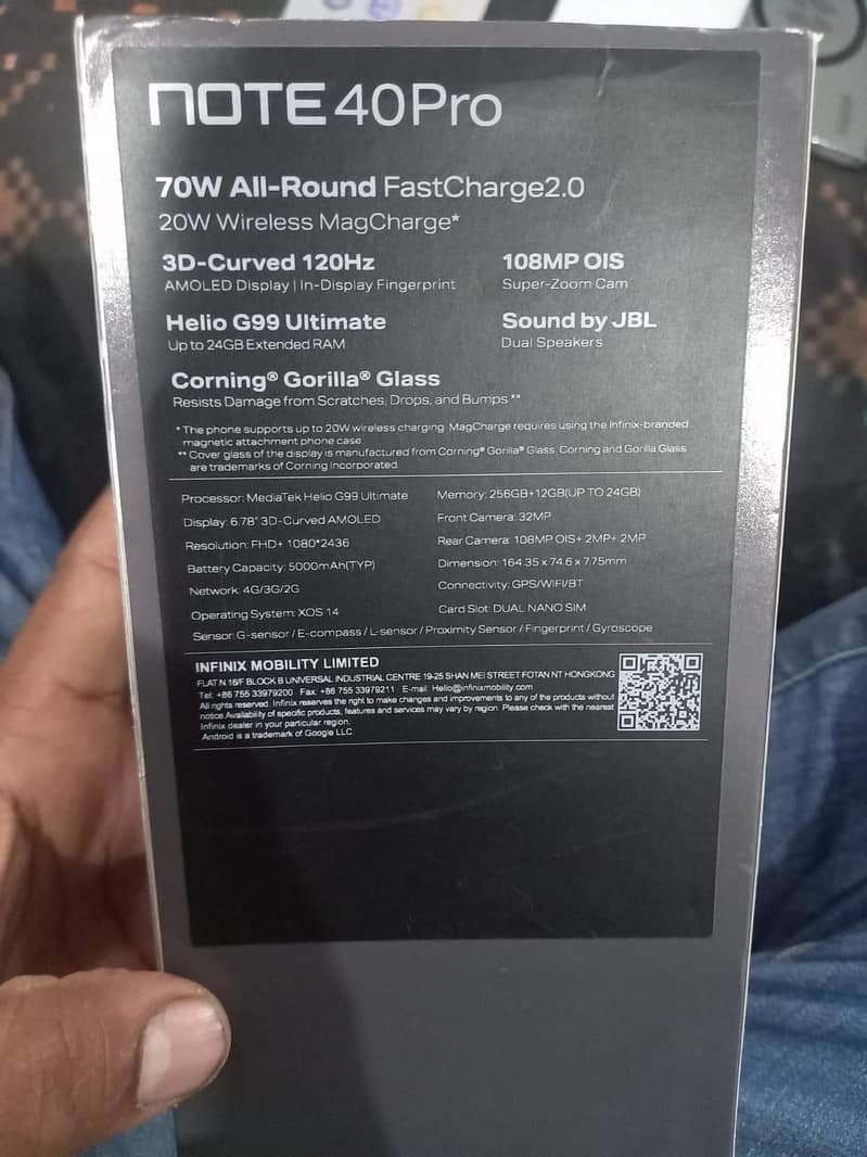 infinx note 40 pro 5