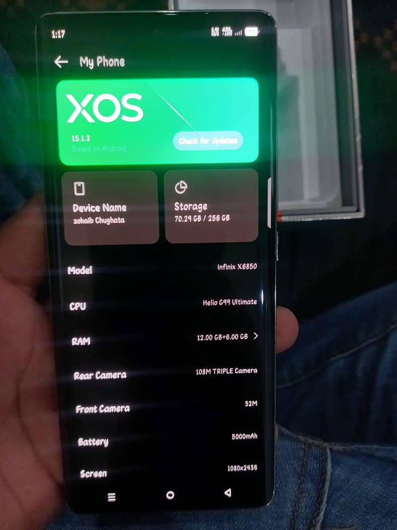 infinx note 40 pro 14