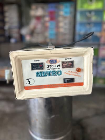 stabilizer for fridges and freezeers